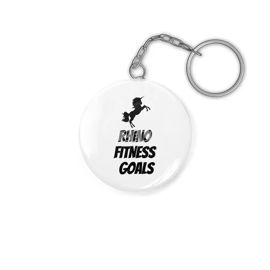 Rhino Fitness Goals Anahtarlık