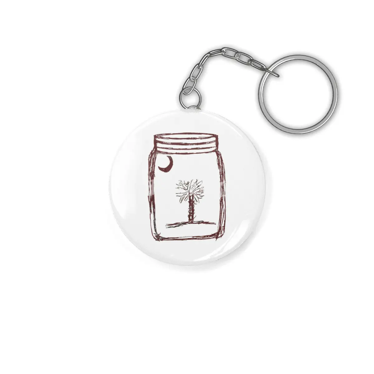 Garnet Mason Jar Anahtarlık