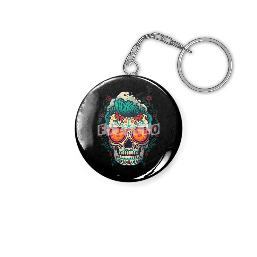 Calavera summer surfer Anahtarlık