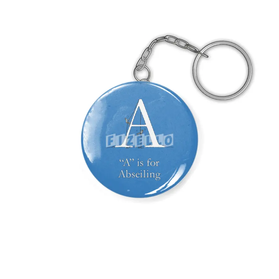 A is for Abseiling Anahtarlık