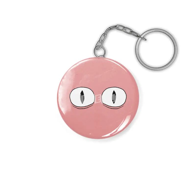 Cartoon Eyes - Surprised Face Anahtarlık