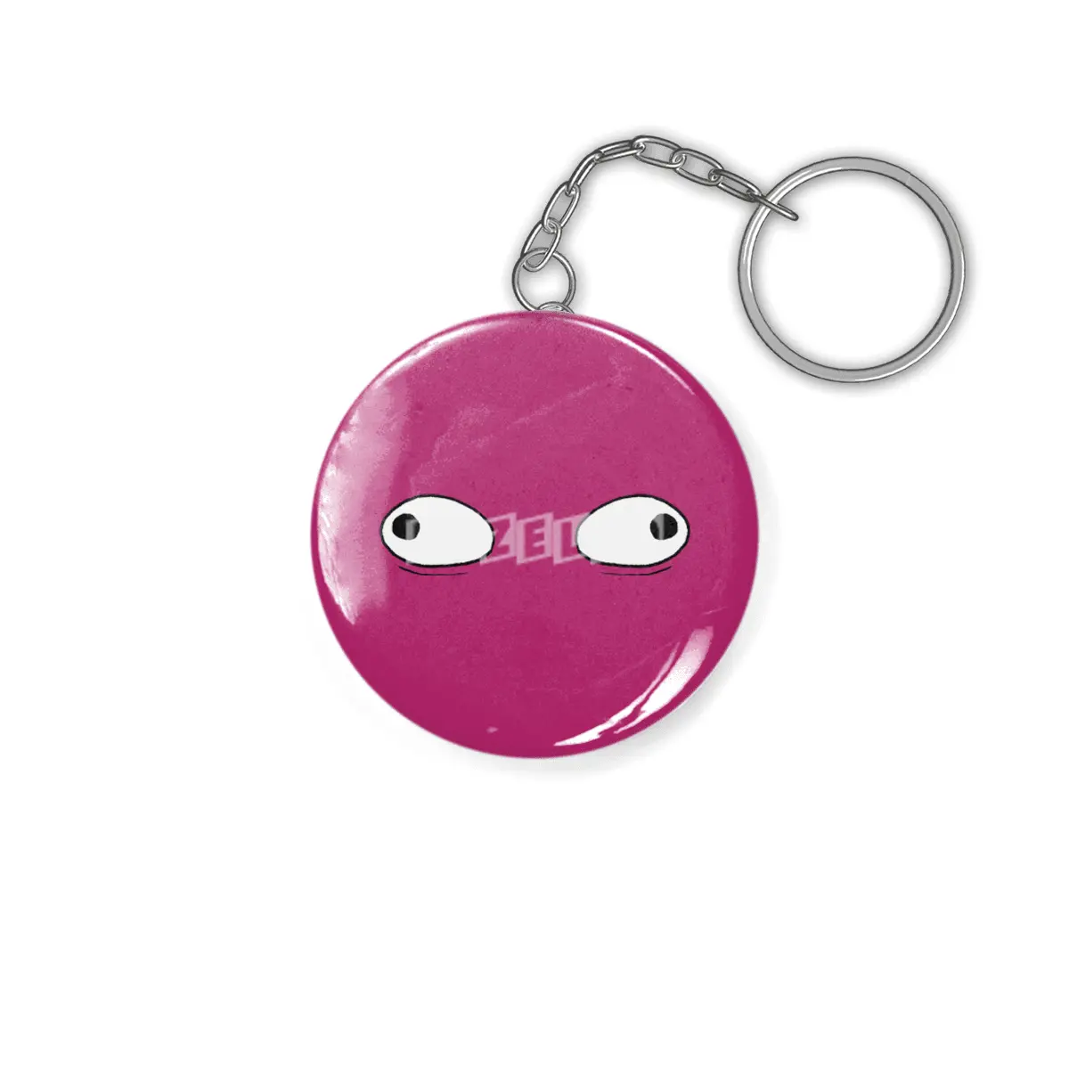 Cartoon Eyes - Wonky Face Anahtarlık