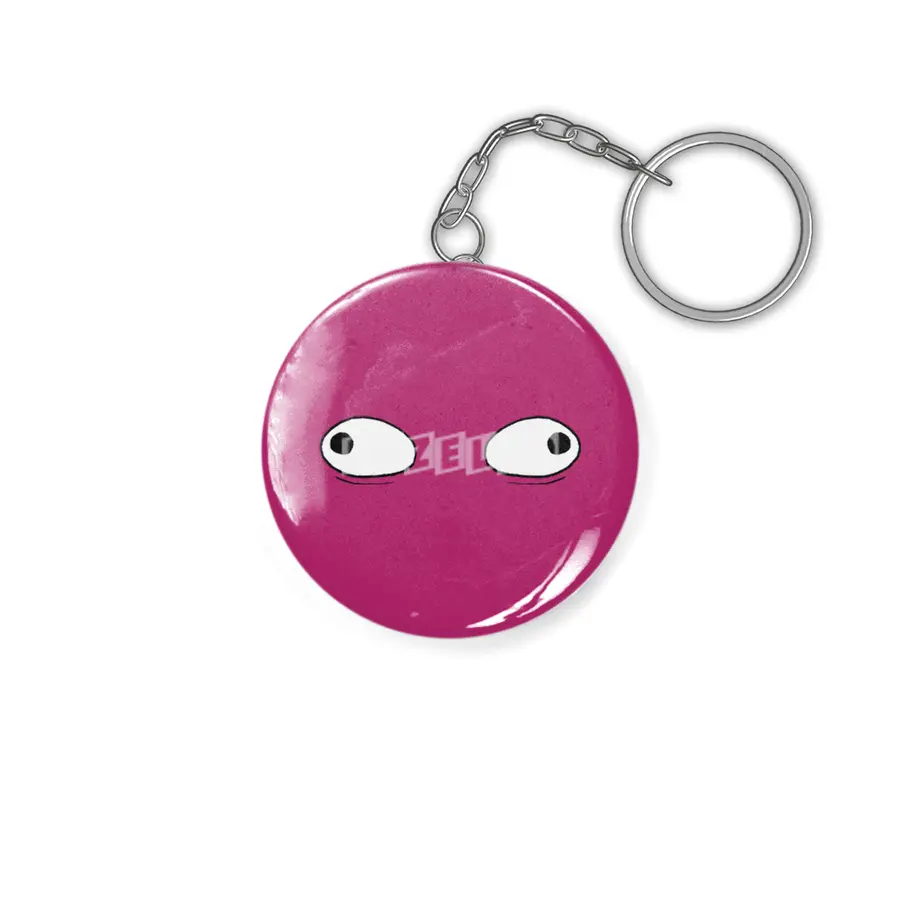 Cartoon Eyes - Wonky Face Anahtarlık