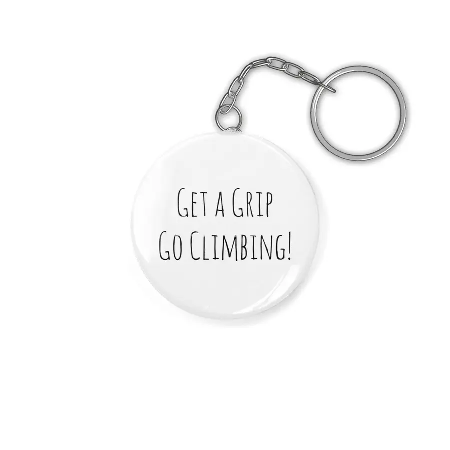 Get a Grip Go Climbing Anahtarlık