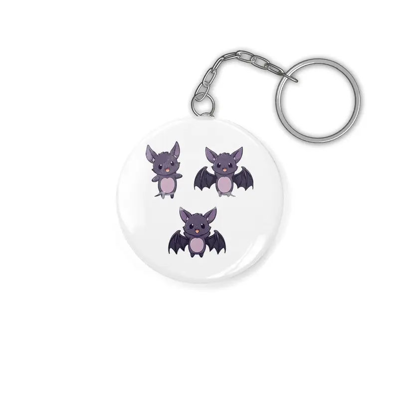 Cute Bat Anahtarlık