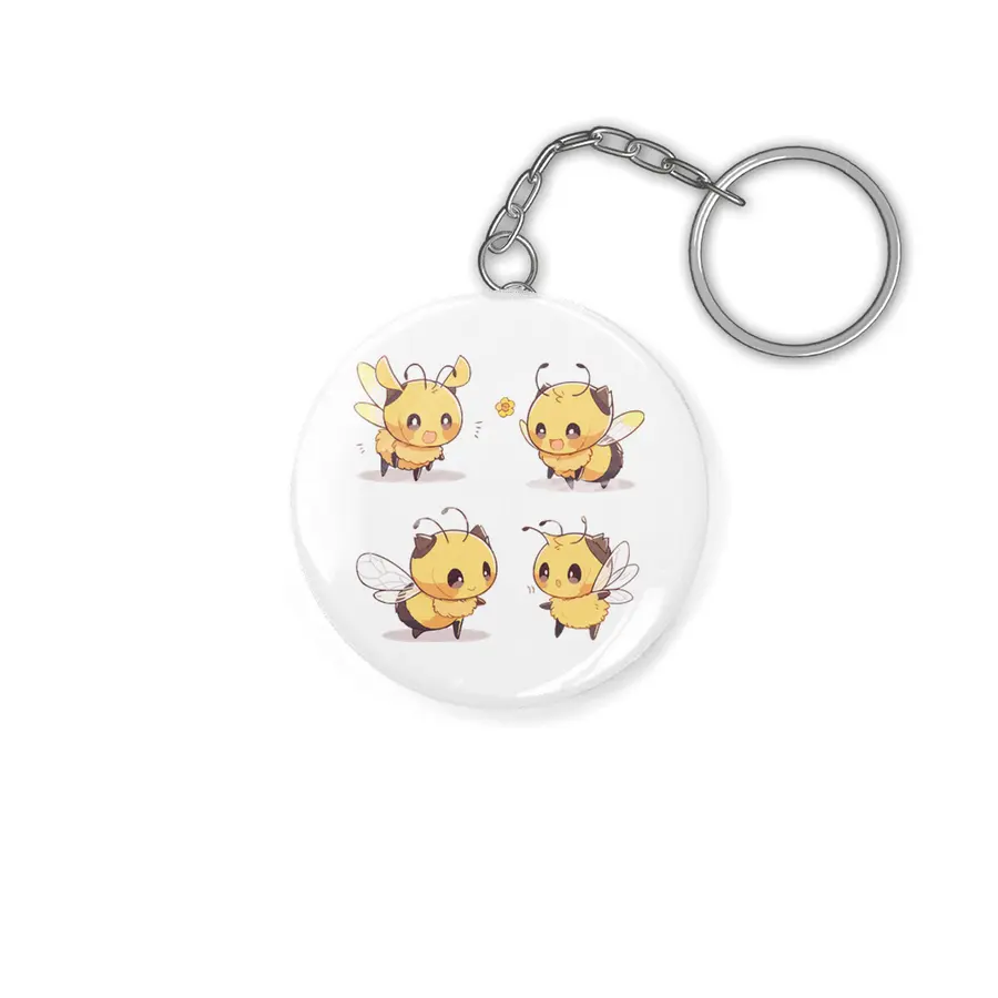 Cute Bee Anahtarlık