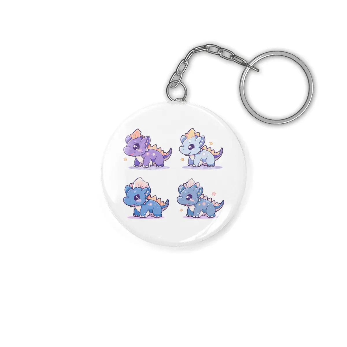 Cute Dinosaurs Anahtarlık