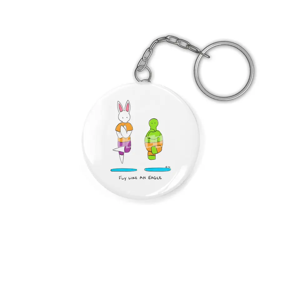 Bunny Daze Yoga - Fly Like An Eagle Anahtarlık