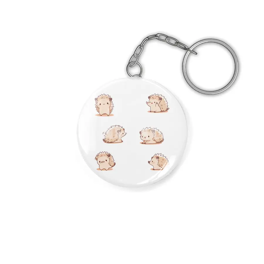 Cute Hedgehog Anahtarlık