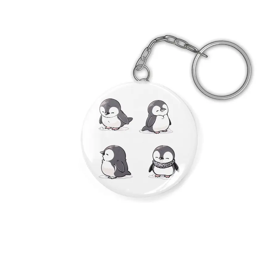 Cute Penguin Anahtarlık
