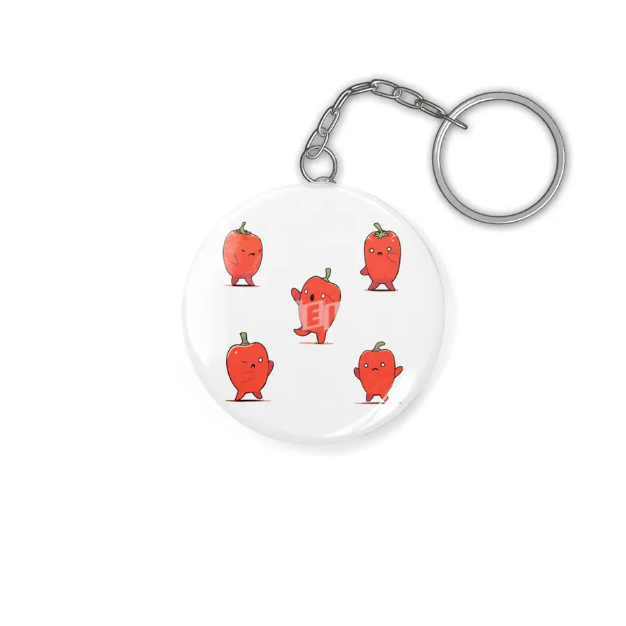 Cute Red Pepper Anahtarlık
