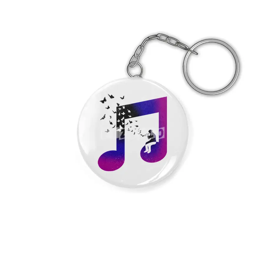 Music Bugle Anahtarlık