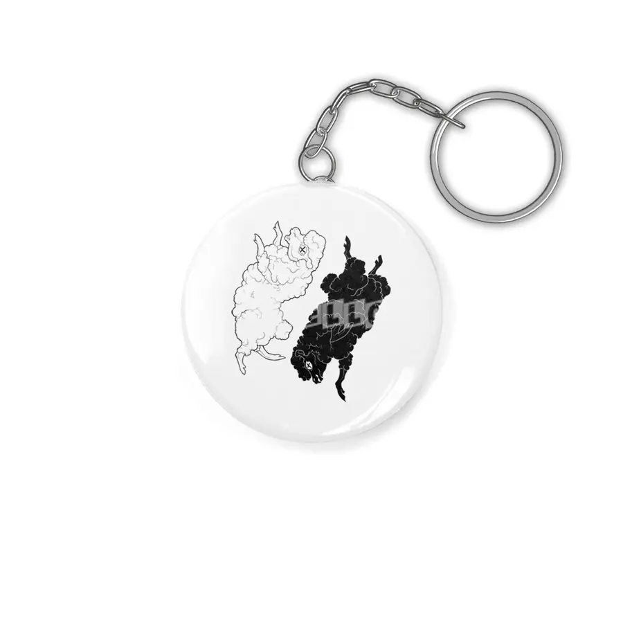 Yin Yang Sheep Anahtarlık