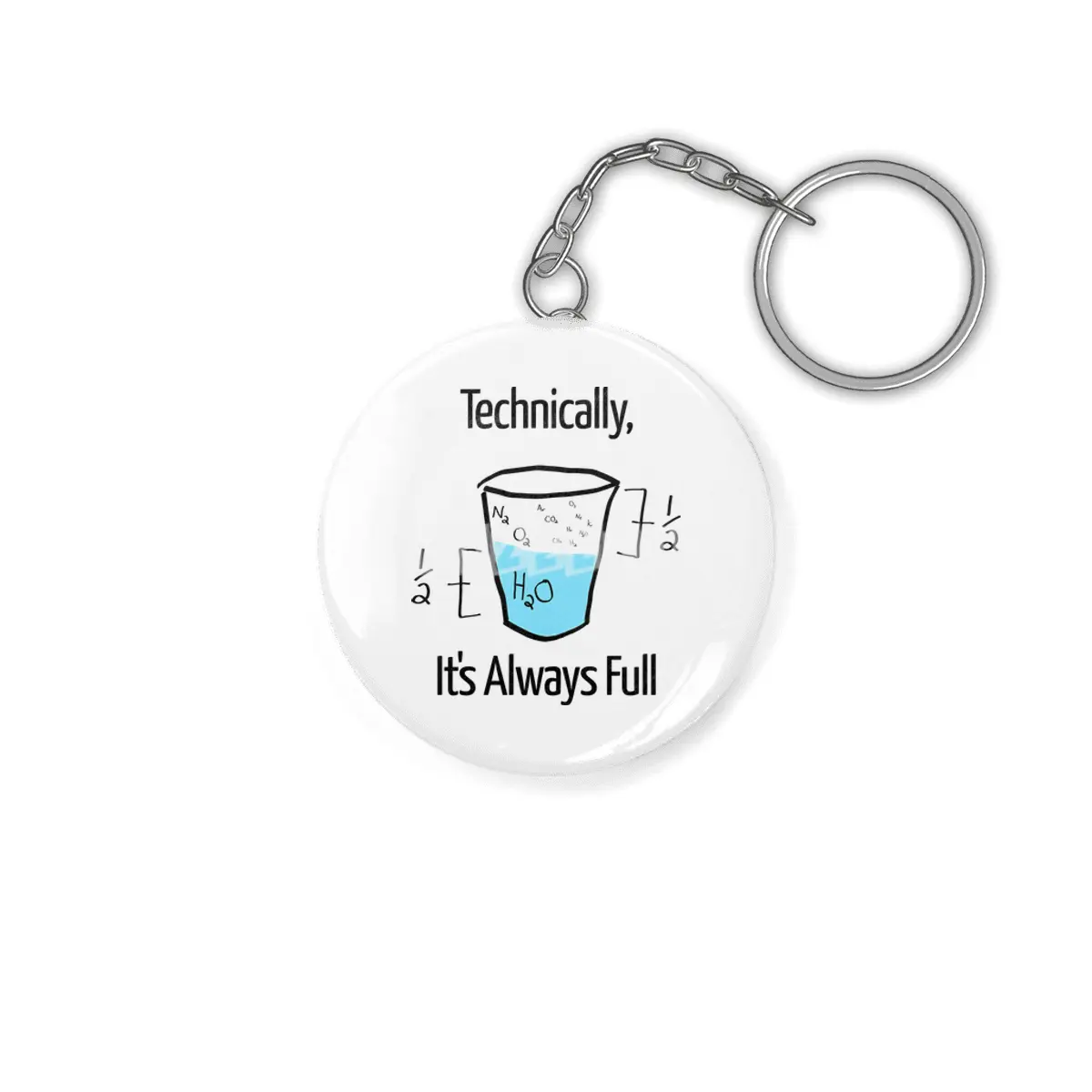 Funny Science Joke Anahtarlık