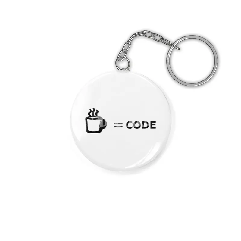 Coffee equals code Anahtarlık