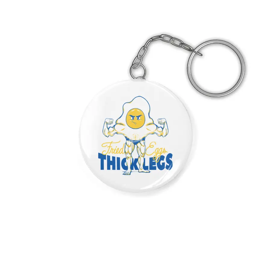 Fried Eggs Thick Legs Anahtarlık