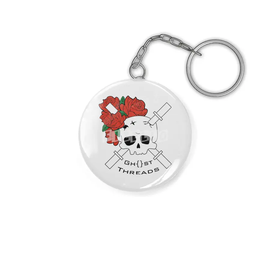 Skull and Roses Anahtarlık