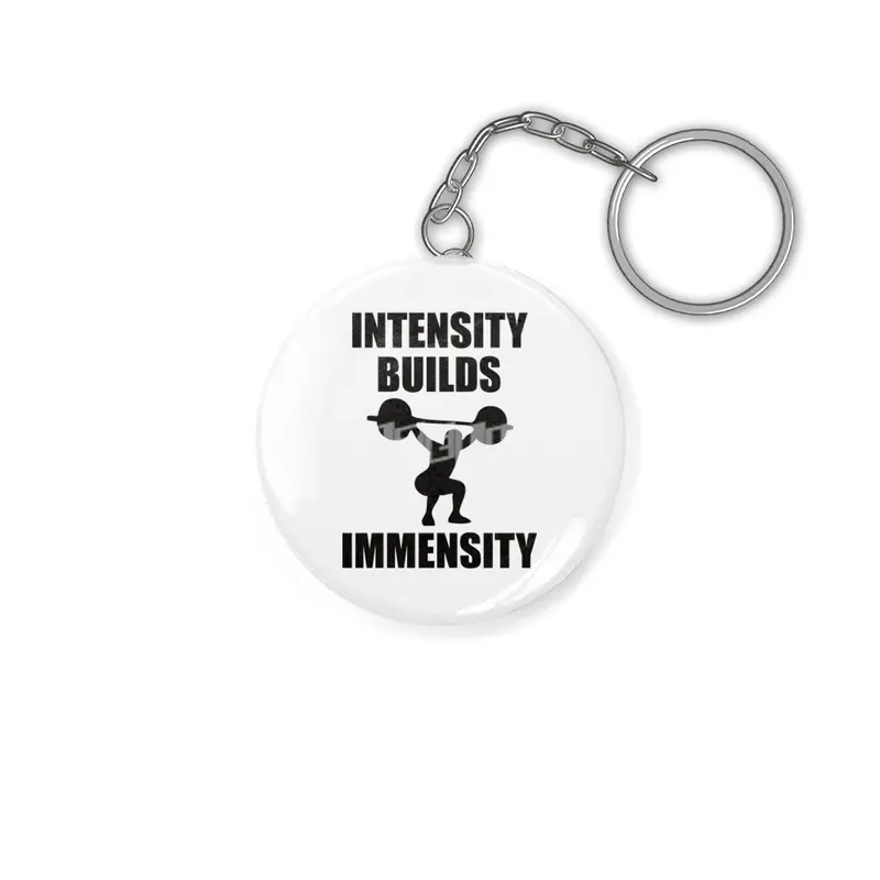 Bodybuilding - Intensity Builds Immensity Anahtarlık