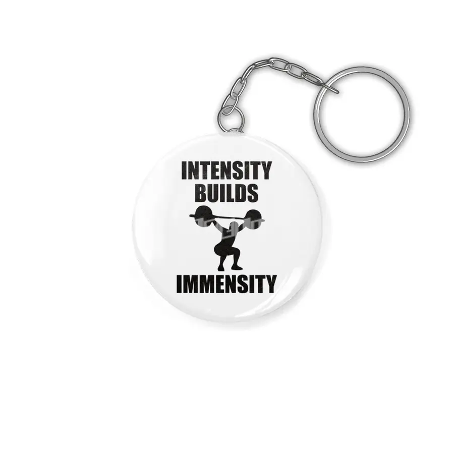 Bodybuilding - Intensity Builds Immensity Anahtarlık