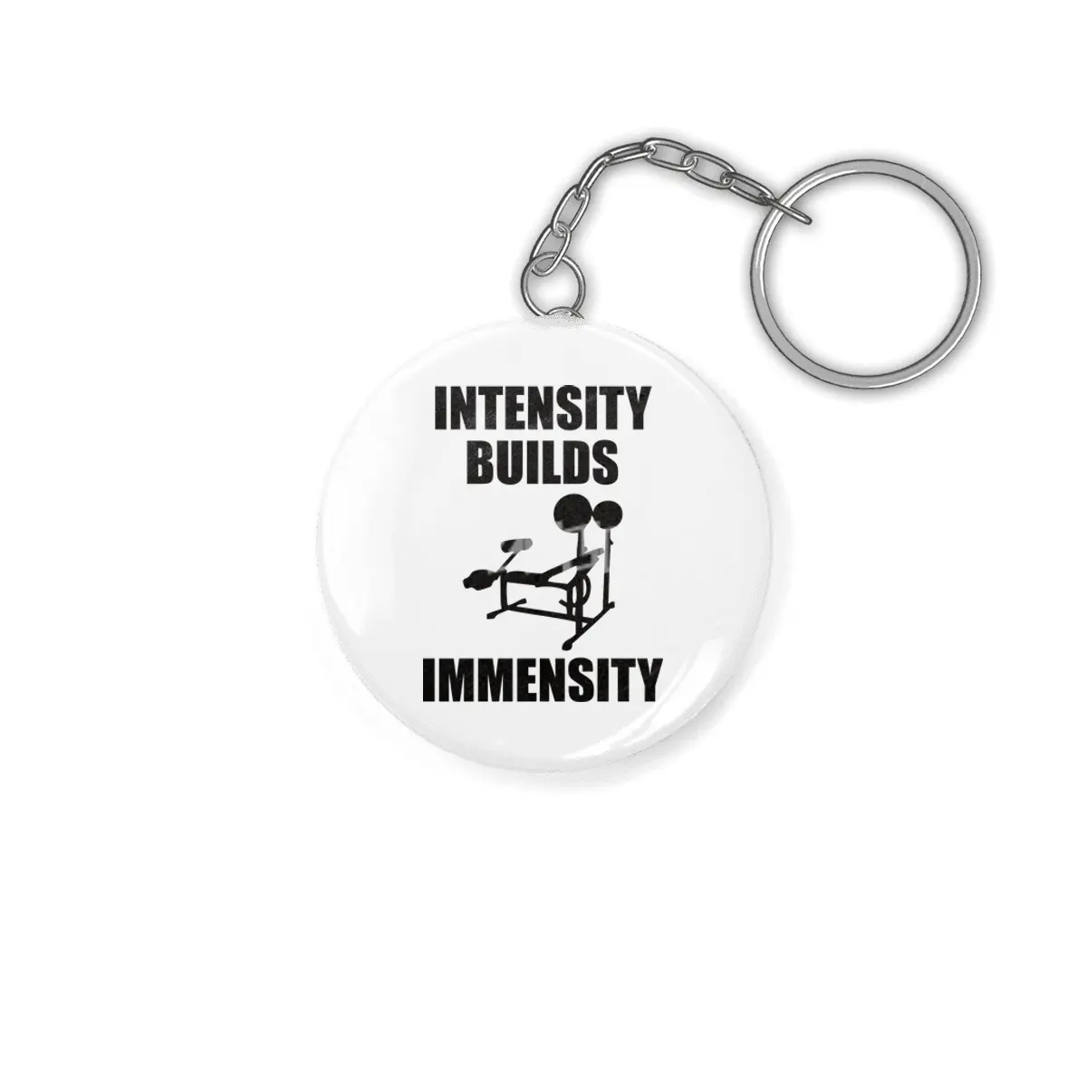 Bodybuilding - Intensity Builds Immensity Anahtarlık
