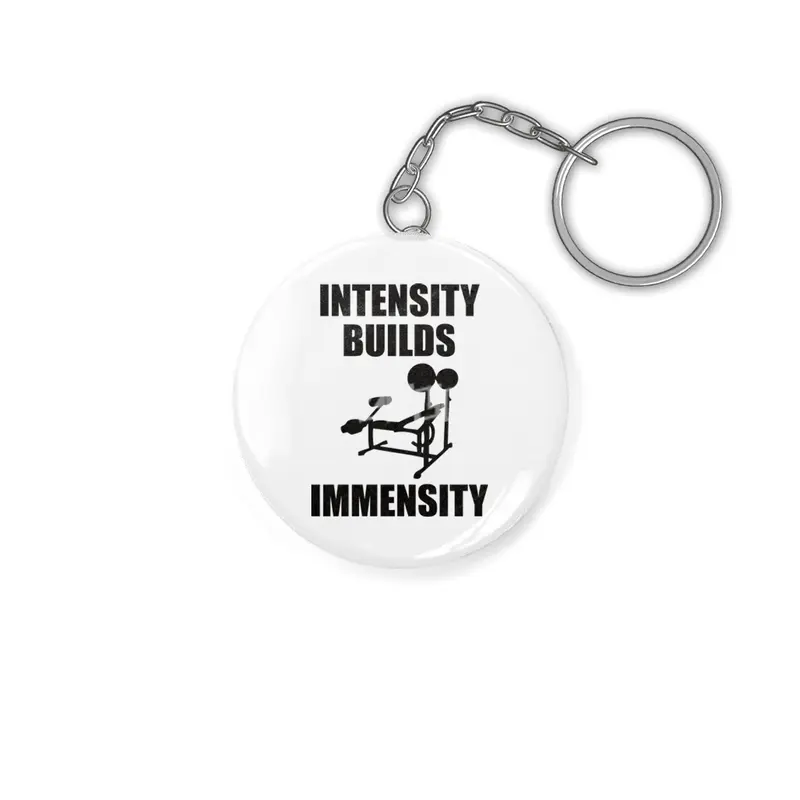 Bodybuilding - Intensity Builds Immensity Anahtarlık