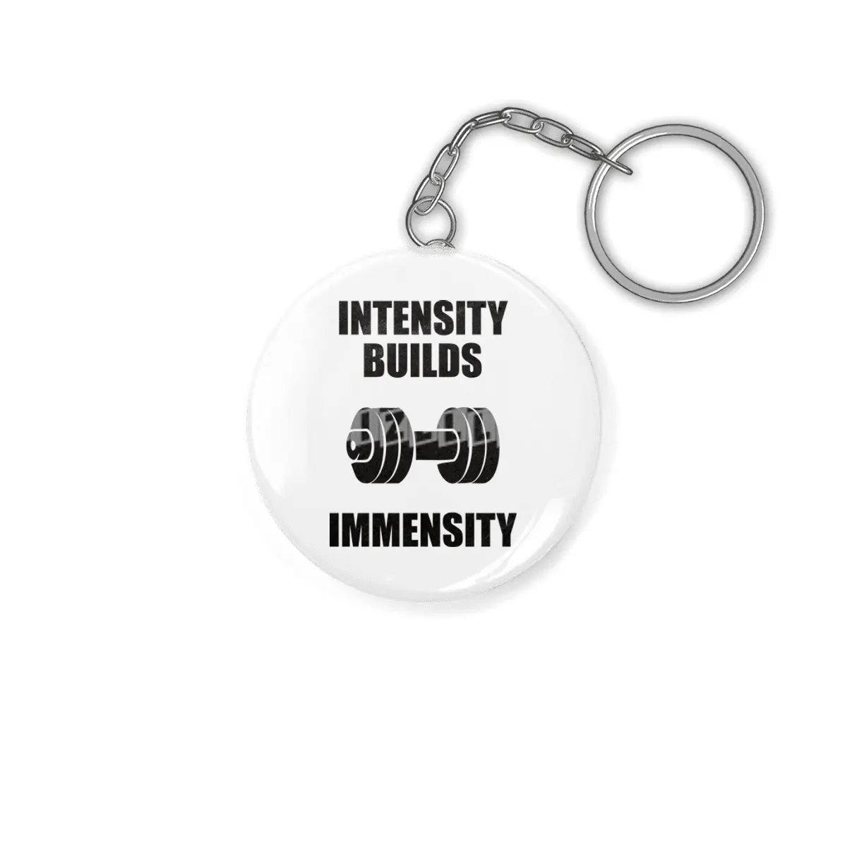 Bodybuilding - Intensity Builds Immensity Anahtarlık
