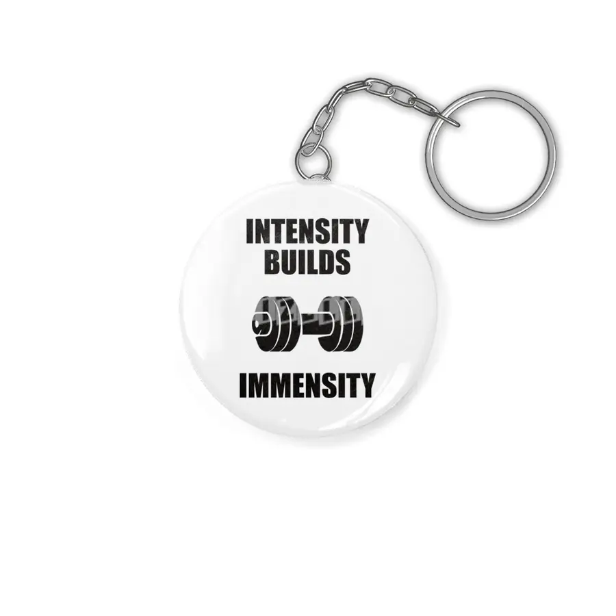 Bodybuilding - Intensity Builds Immensity Anahtarlık