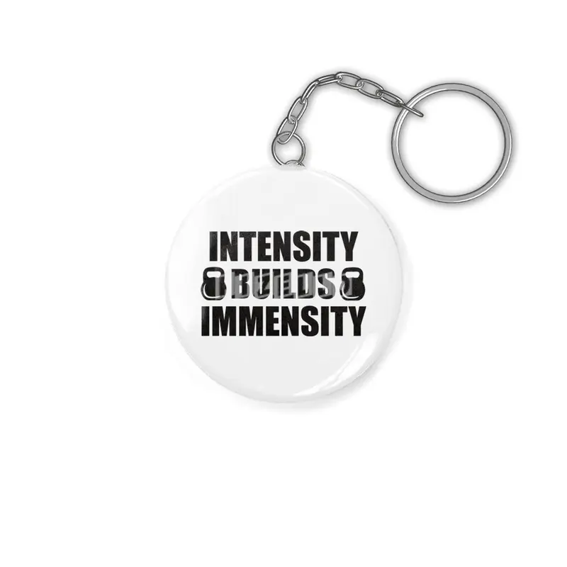 Bodybuilding - Intensity Builds Immensity Anahtarlık
