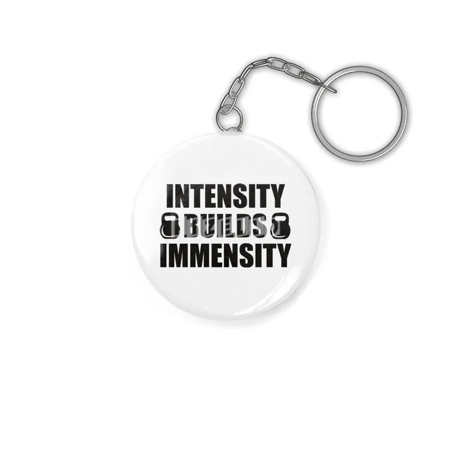 Bodybuilding - Intensity Builds Immensity Anahtarlık