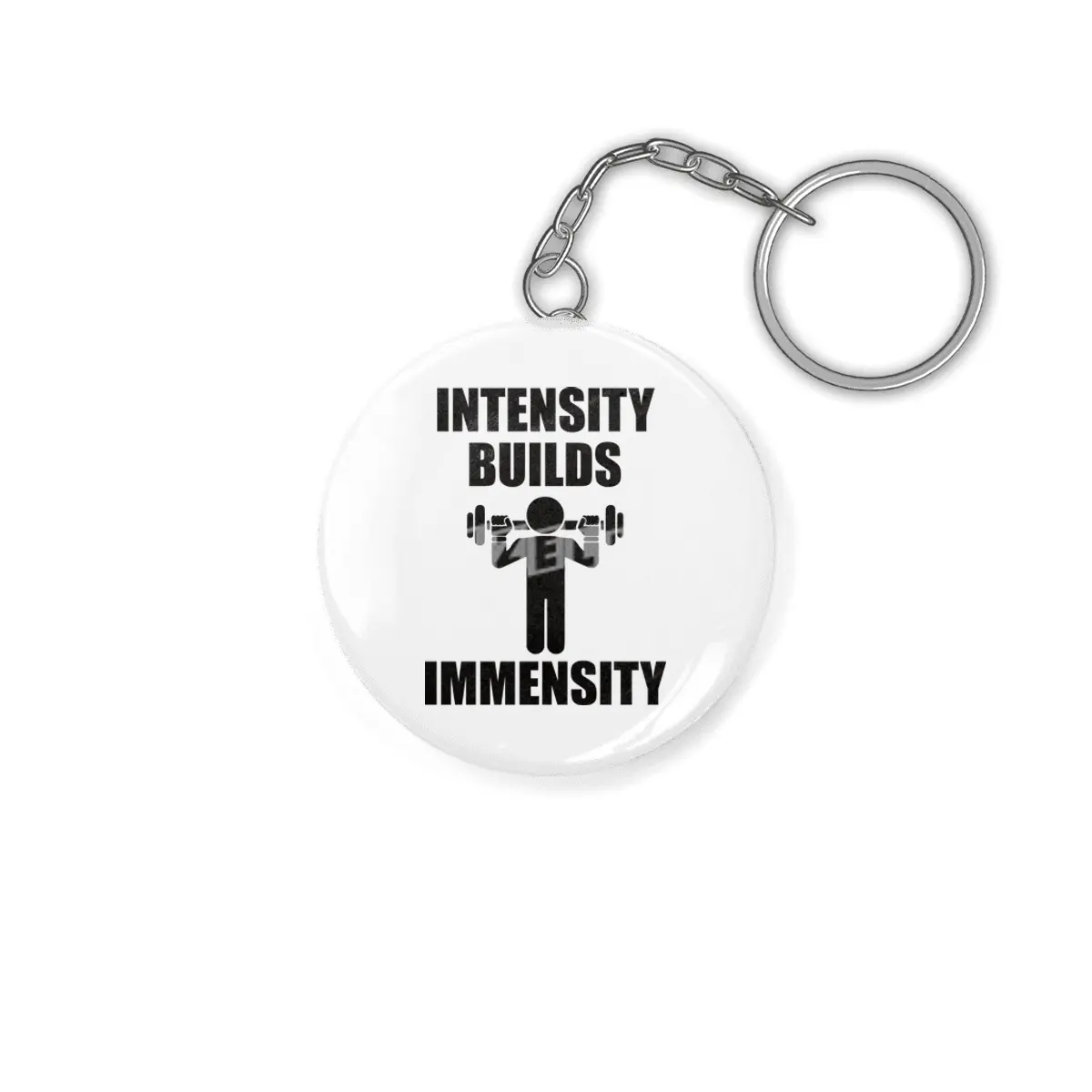 Bodybuilding - Intensity Builds Immensity Anahtarlık
