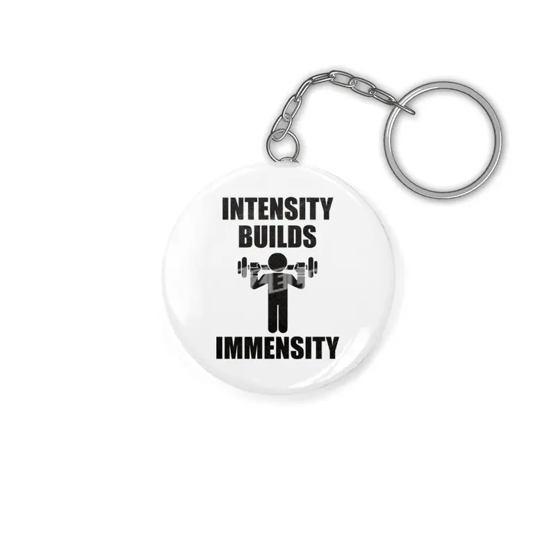Bodybuilding - Intensity Builds Immensity Anahtarlık