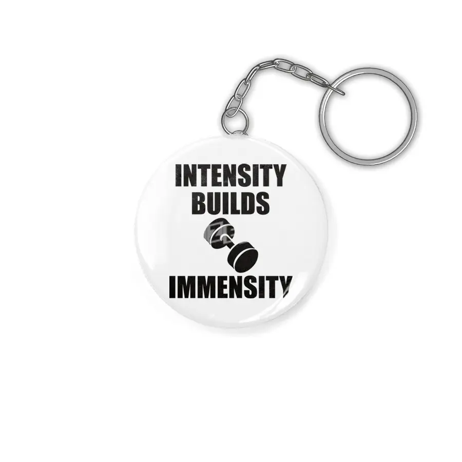 Bodybuilding - Intensity Builds Immensity Anahtarlık