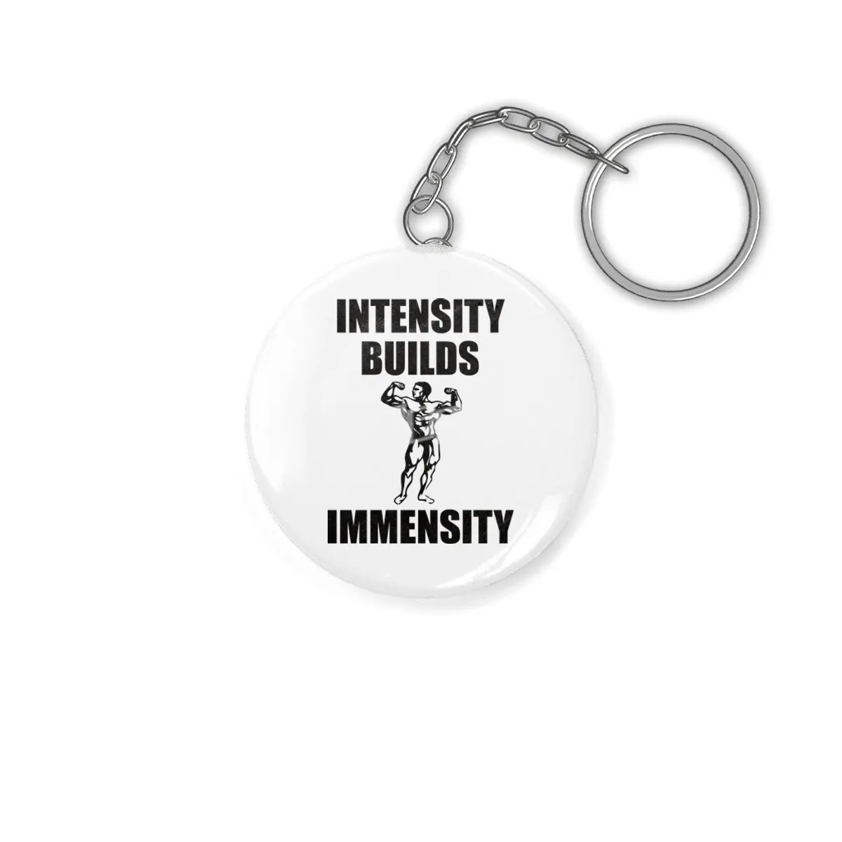 Bodybuilding - Intensity Builds Immensity Anahtarlık