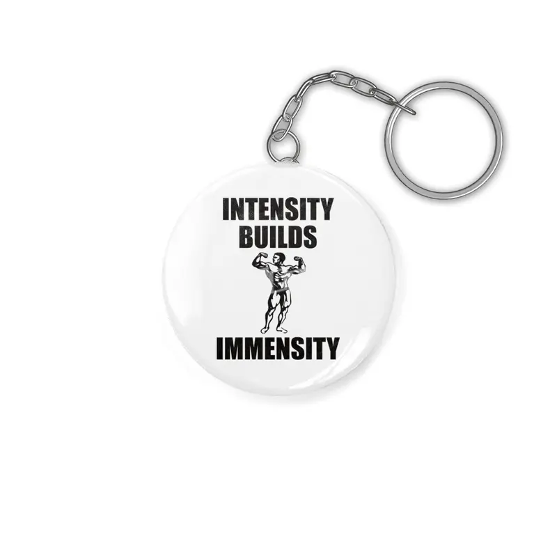 Bodybuilding - Intensity Builds Immensity Anahtarlık
