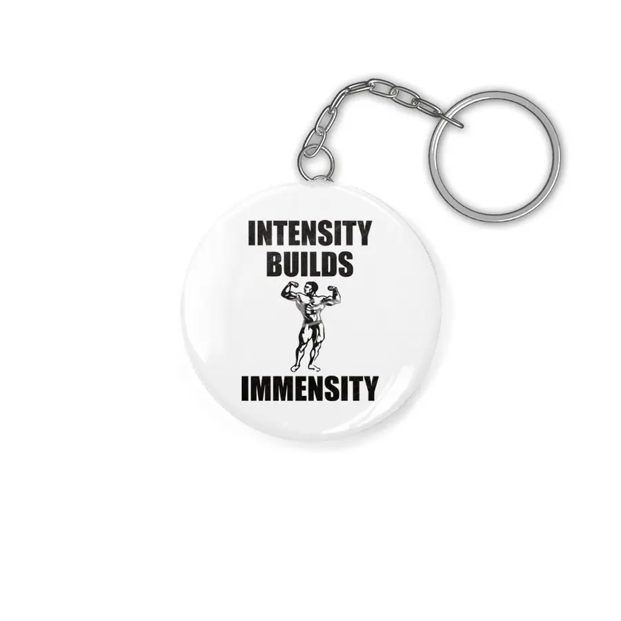 Bodybuilding - Intensity Builds Immensity Anahtarlık
