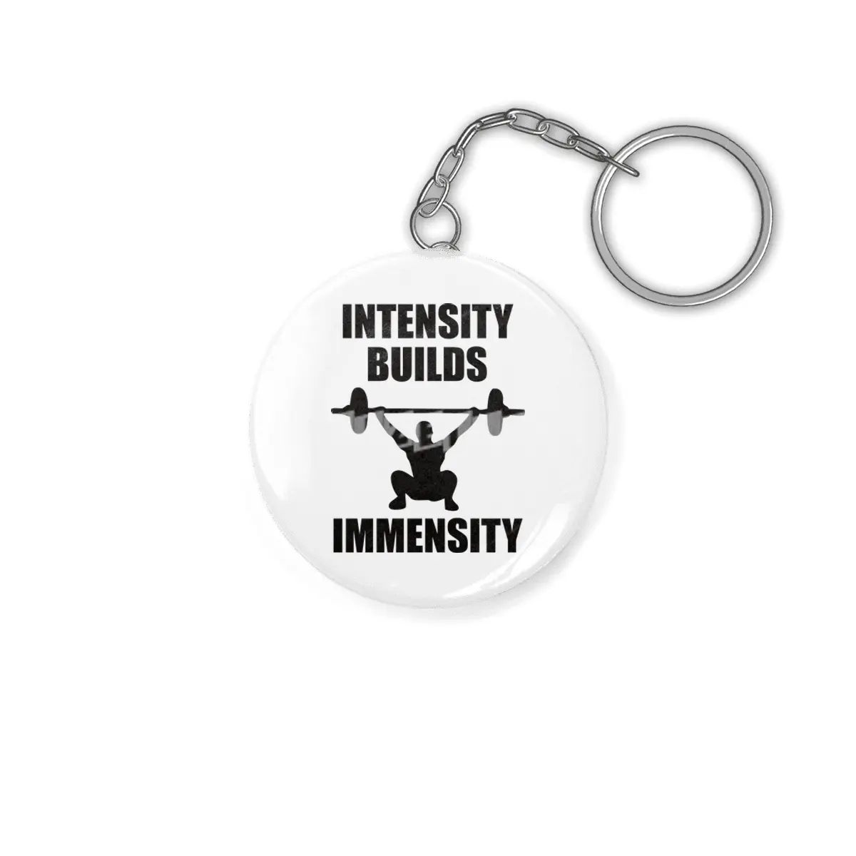 Bodybuilding - Intensity Builds Immensity Anahtarlık