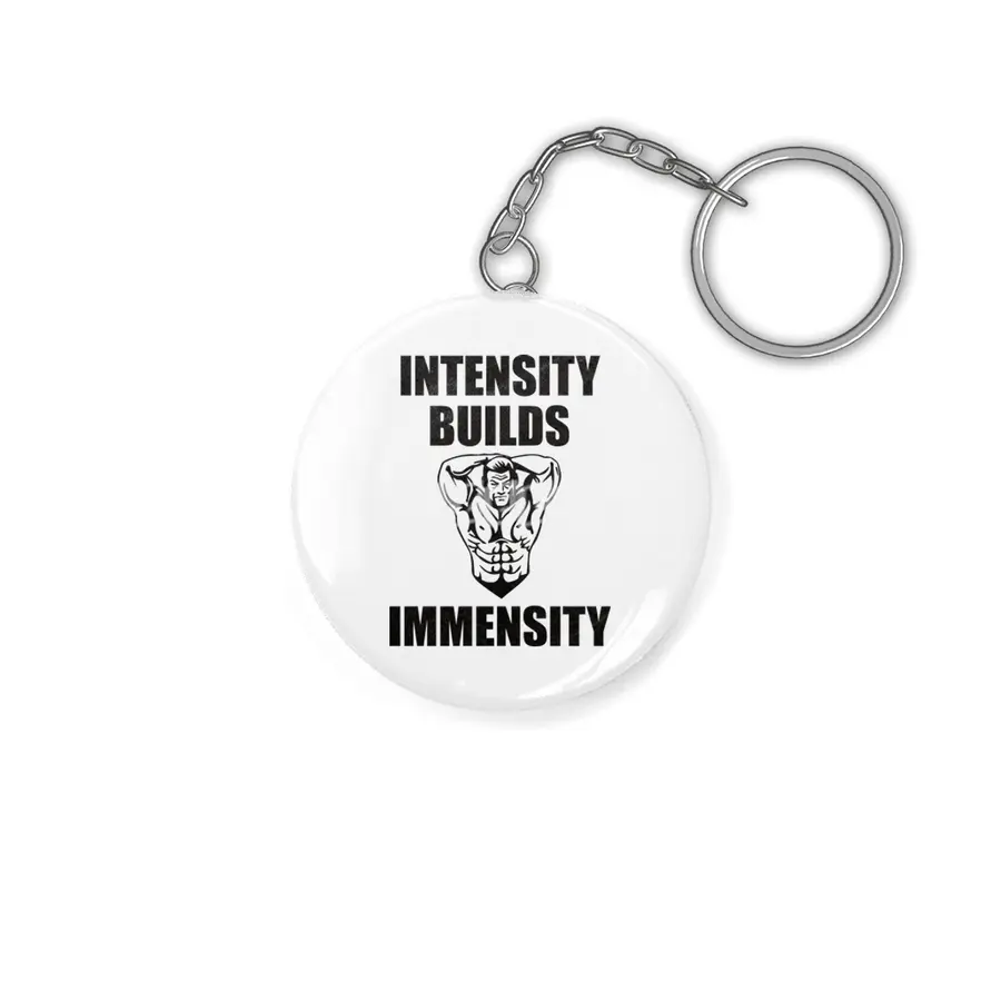 Bodybuilding - Intensity Builds Immensity Anahtarlık