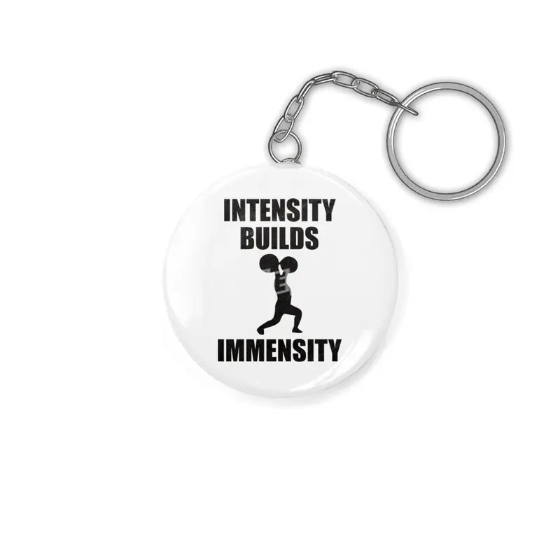 Bodybuilding - Intensity Builds Immensity Anahtarlık