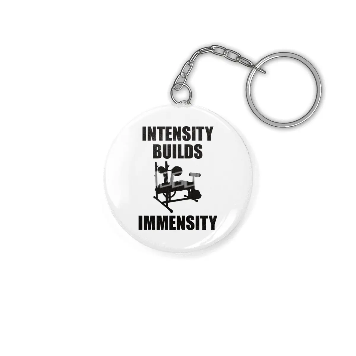 Bodybuilding - Intensity Builds Immensity Anahtarlık