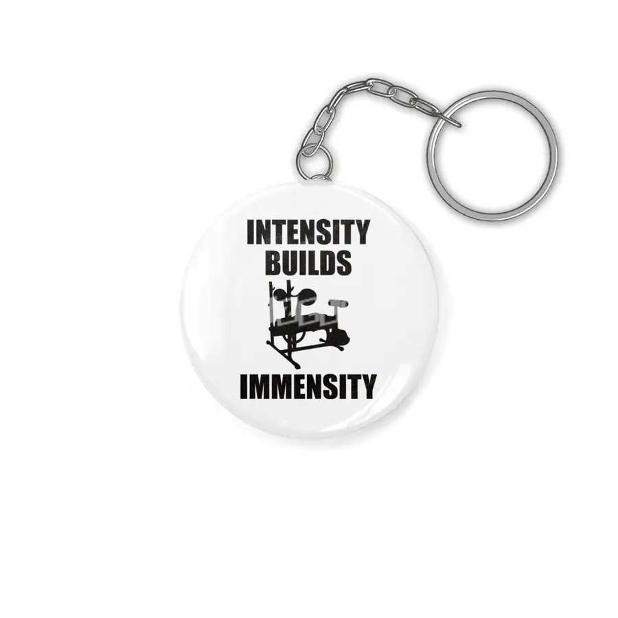 Bodybuilding - Intensity Builds Immensity Anahtarlık