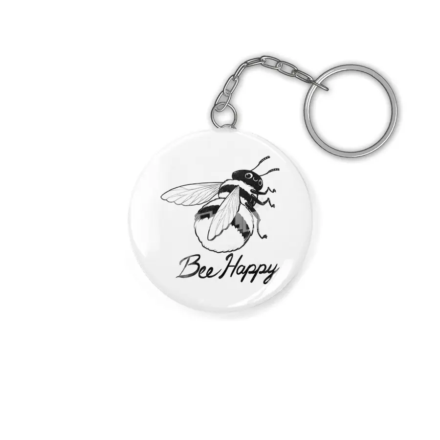 Bee Happy Anahtarlık
