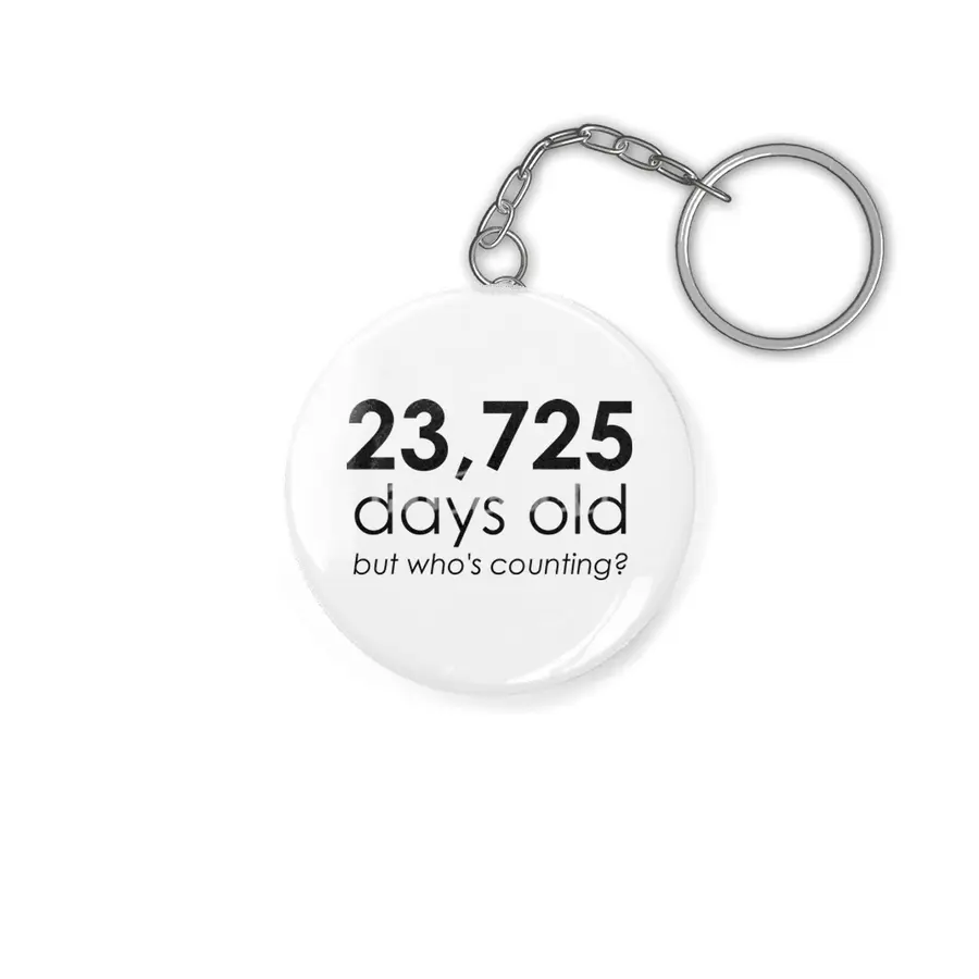 23,725 Days Old Anahtarlık
