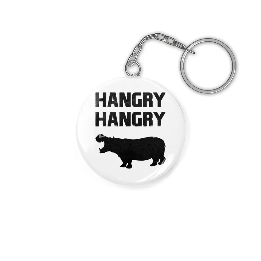 Hangry Hangry Hippos Anahtarlık