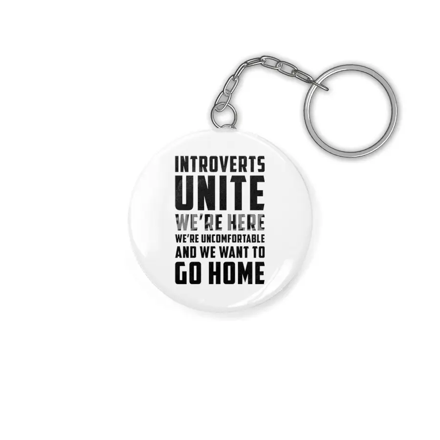 Introverts Unite Anahtarlık