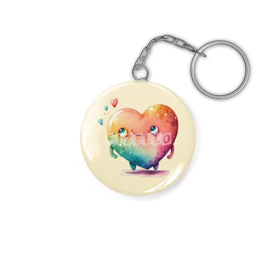 Cute Heart Monster Anahtarlık