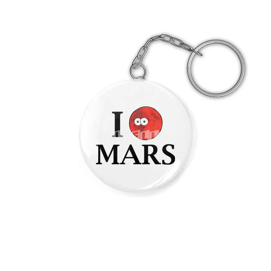 I Heart Mars Anahtarlık