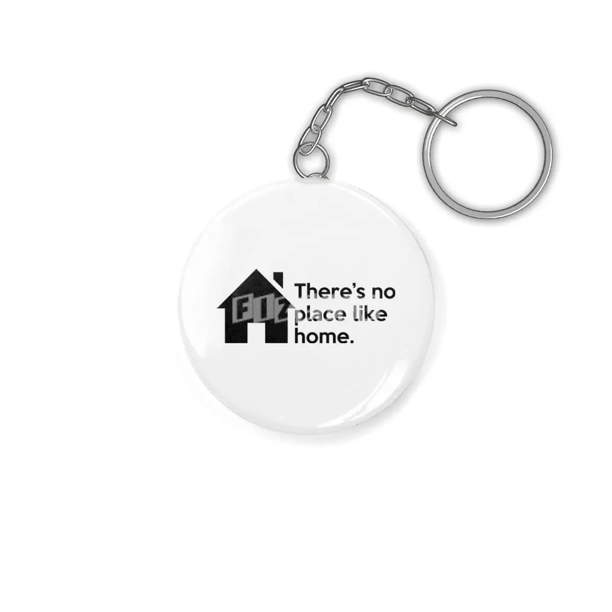 "There's no place like home." Quote Anahtarlık