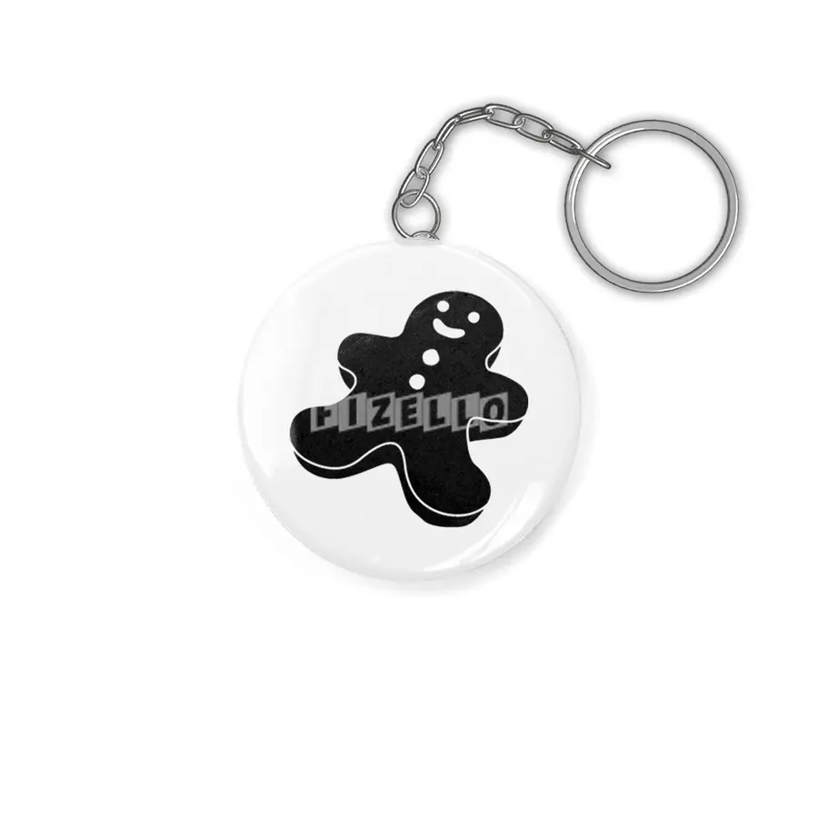 Cookie Man Silhouette Anahtarlık