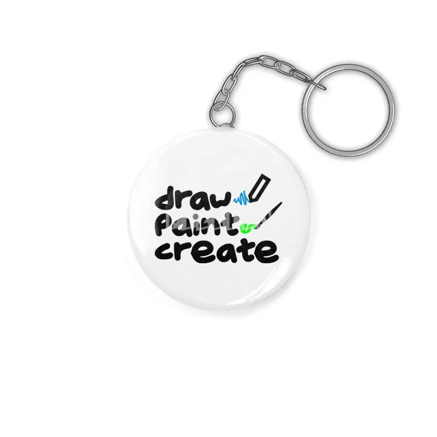 Draw, Paint, Create Anahtarlık
