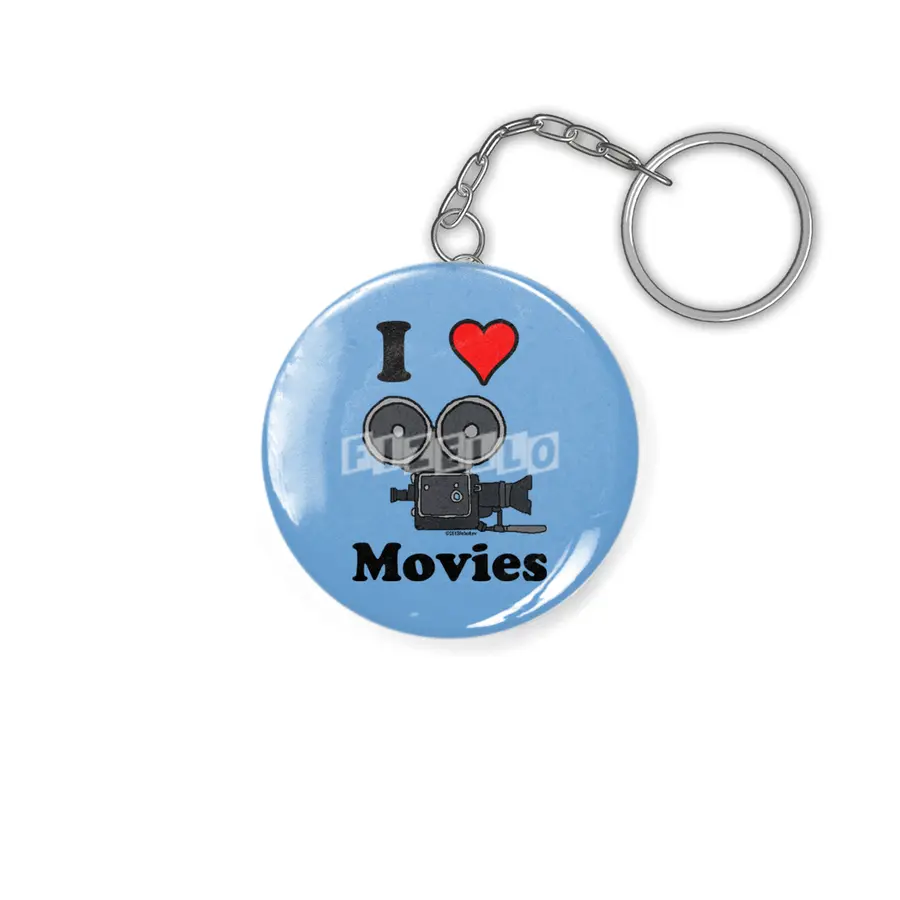 I Heart Movies Anahtarlık